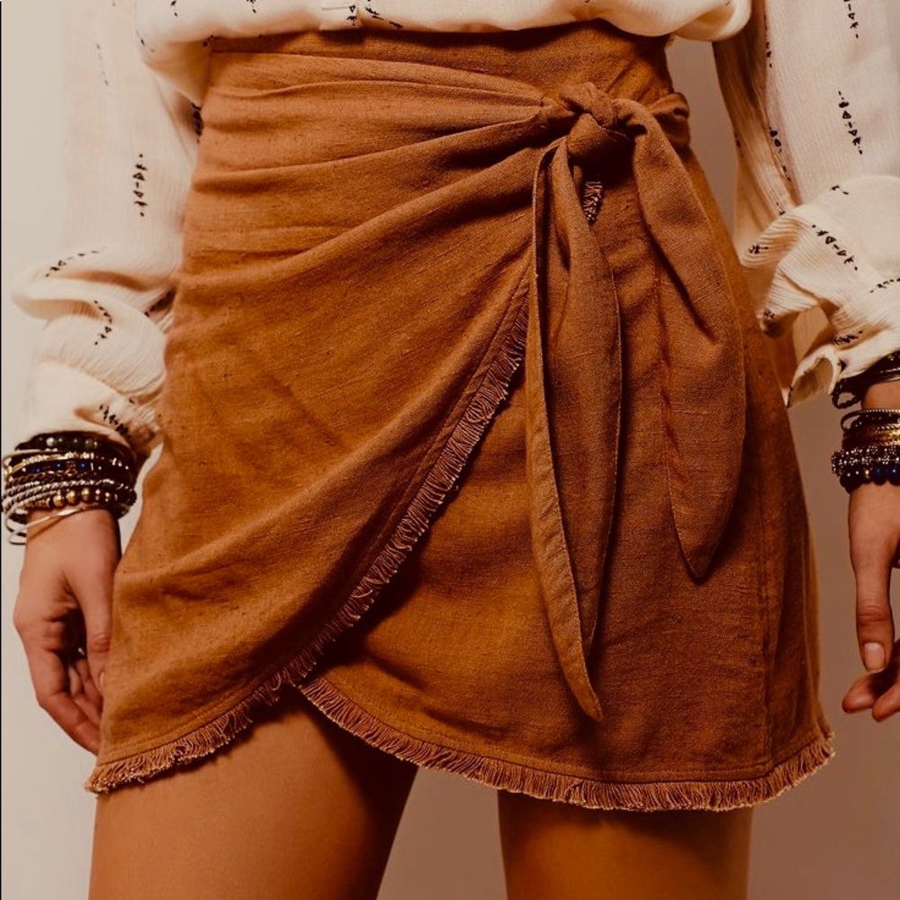 Sydnie Free People Wrap Skirt